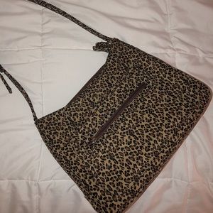 leopard print purse